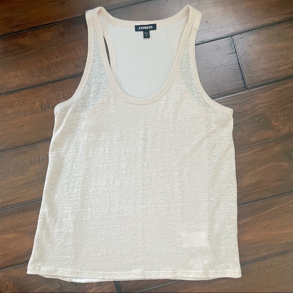 NWOT Darling Express Linen Tank